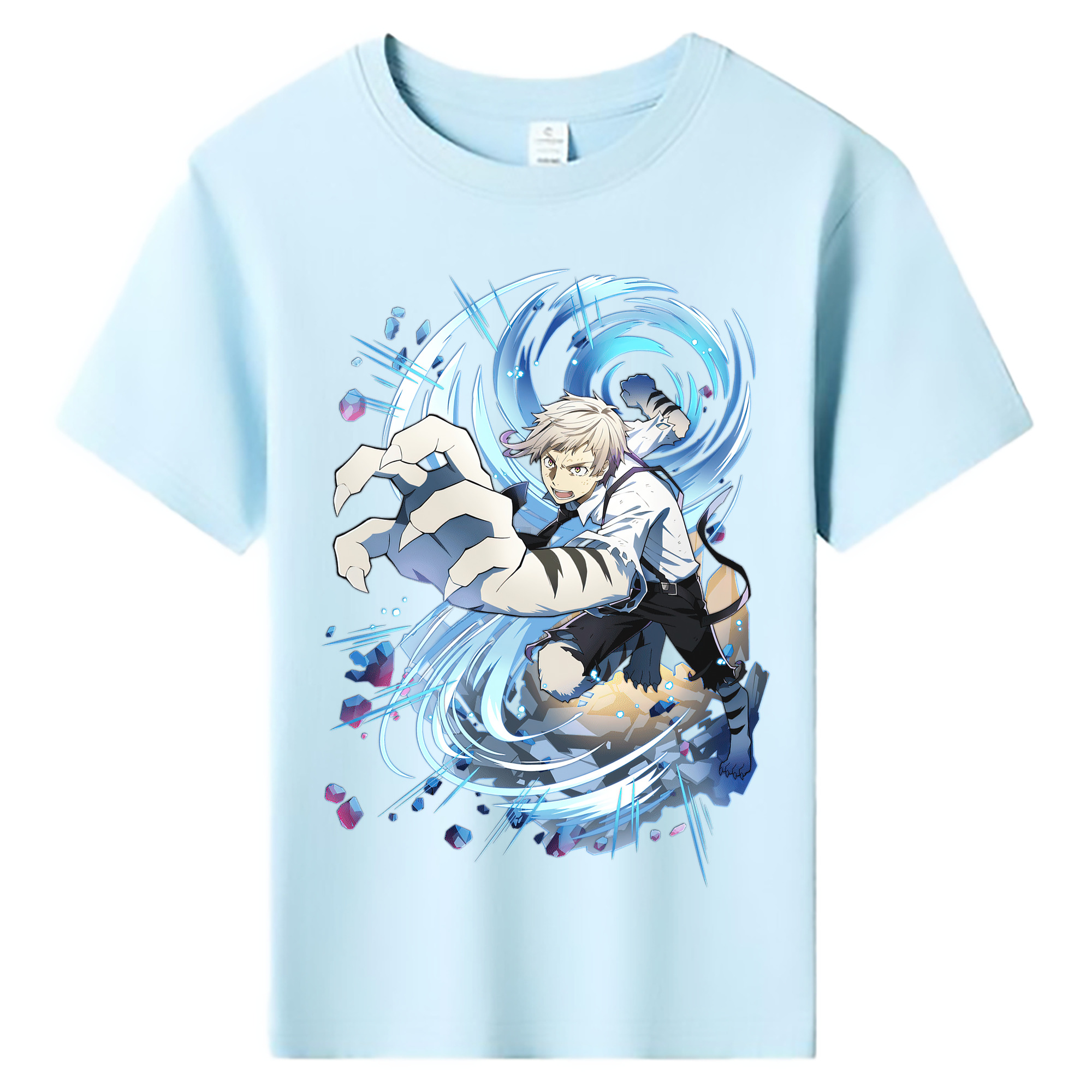 （画像用） 文豪ストレイドッグス Bungo Stray Dogs 綿100％キッズTシャツ（フロントプリント）